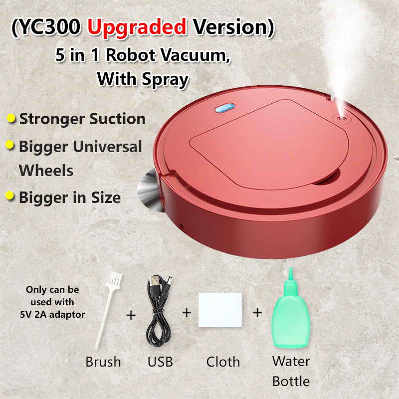Fully Automatic Cordless Smart Robot Vacuum Cleaner Sweeping Robot Humidifier Robotic Vacuum