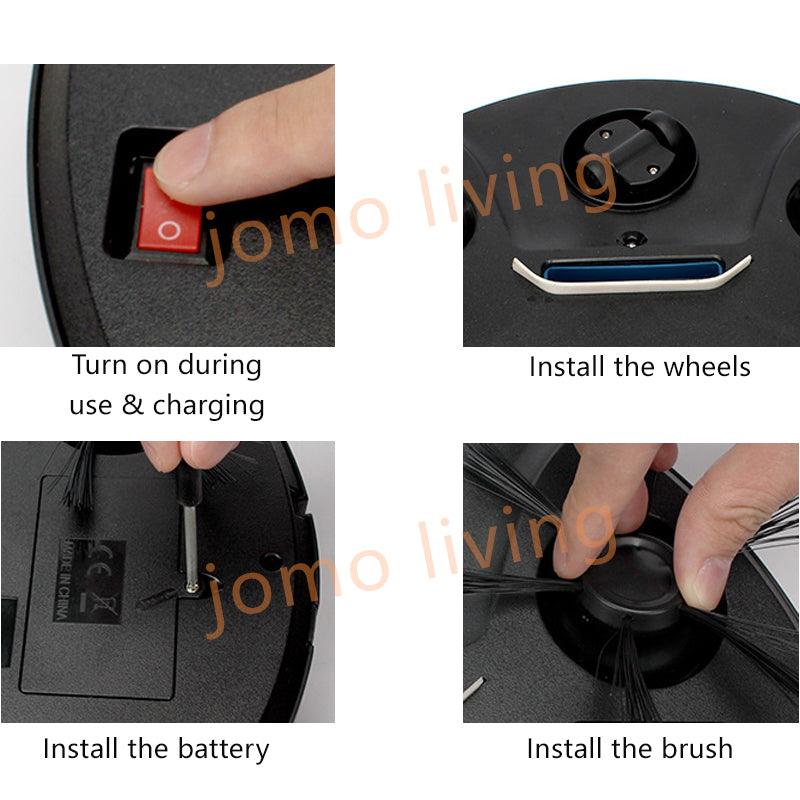Fully Automatic Cordless Smart Robot Vacuum Cleaner Sweeping Robot Humidifier Robotic Vacuum
