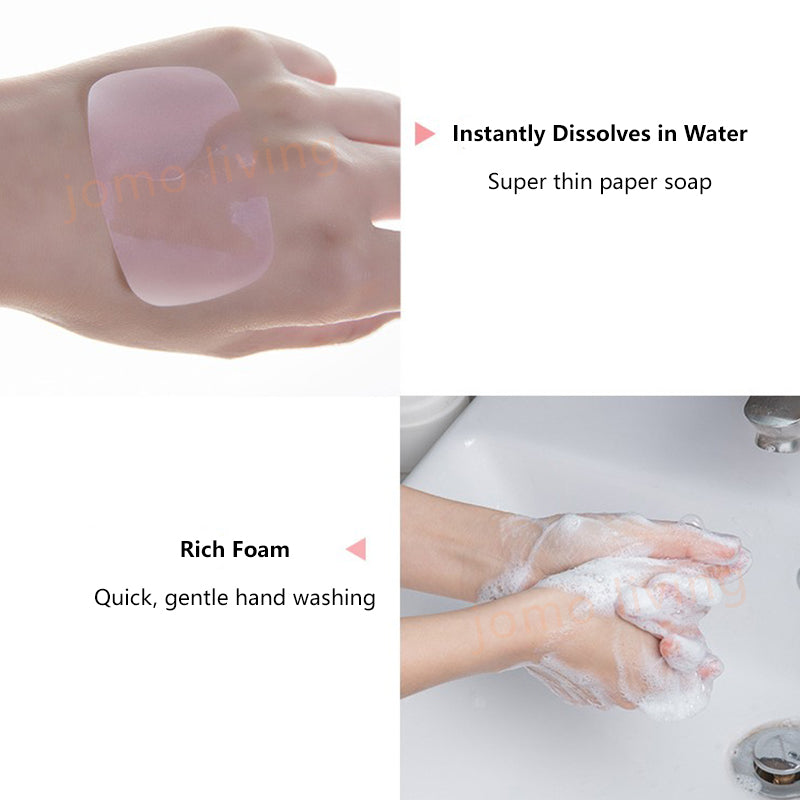 Japan Kinbata Paper Soap Travel Disposable Soap Hand Wash Portable Paper Soap Gift Idea