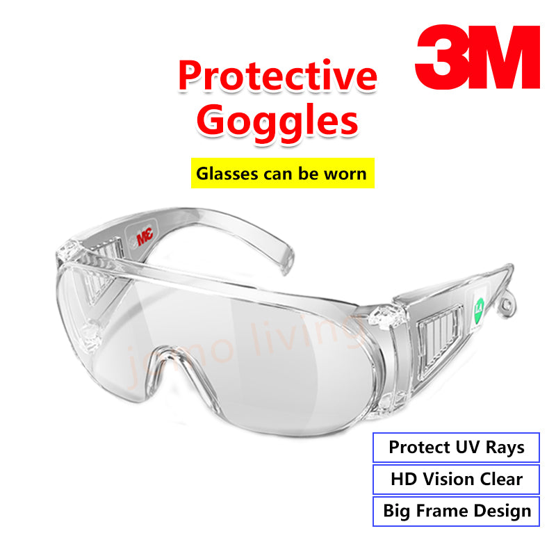 3M Safety Professional Goggles Eyewear UV Protection Eye Wear Face shield face mask