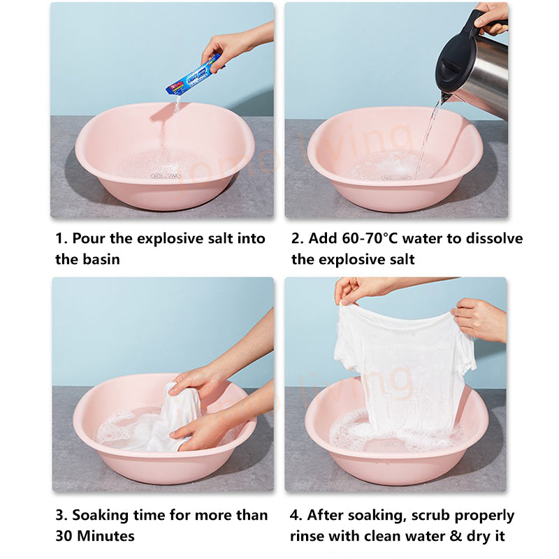 Japan Kinbata Explosive Salt Bleaching Powder Remove Stains Laundry Colour Bleaching(20/box)