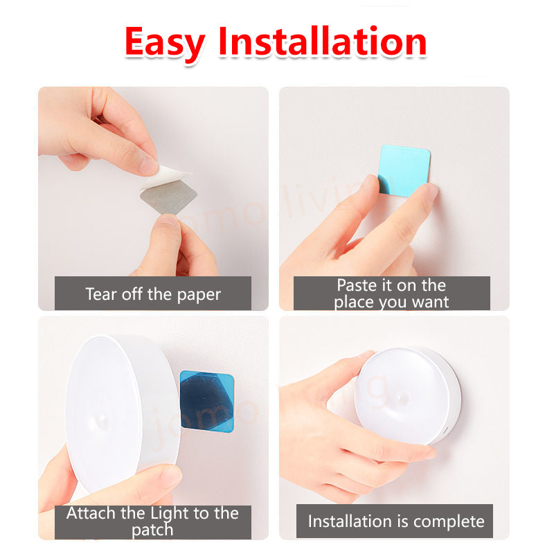Sensor Night Light Motion Detector Auto Light USB Rechargeable Wardrobe Light Motion Sensor LED