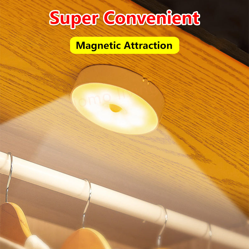 Sensor Night Light Motion Detector Auto Light USB Rechargeable Wardrobe Light Motion Sensor LED