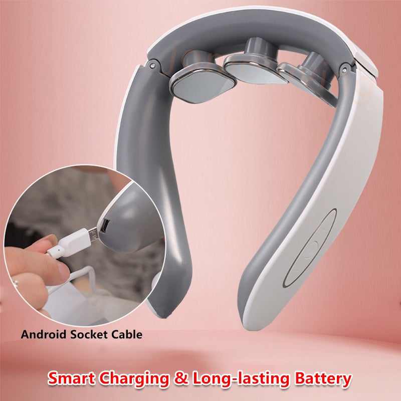 3 Head 3D Smart Neck Massager Cervical Spine Massage Electric Acupuncture Portable Massager Gift Idea