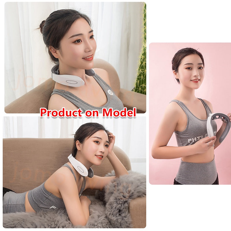 3 Head 3D Smart Neck Massager Cervical Spine Massage Electric Acupuncture Portable Massager Gift Idea