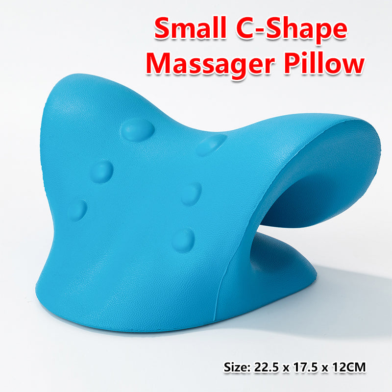 JOMO Neck Massager V & C Shape Pillow Neck Stretcher Relax