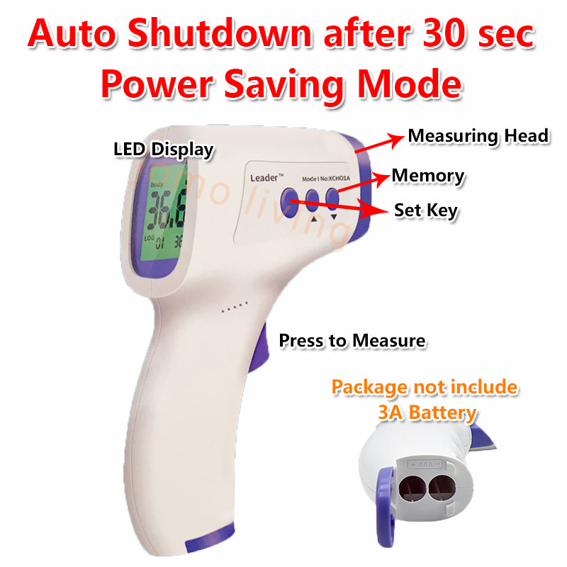 Medical Infrared Non Contact Digital Forehead Baby Thermometer temperature scanner