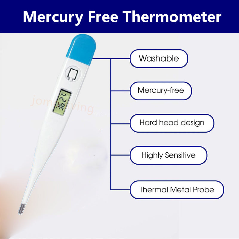 XHF2001 Digital Electronic Clinical Thermometer Baby Kids Adult Fever Armpit Tongue