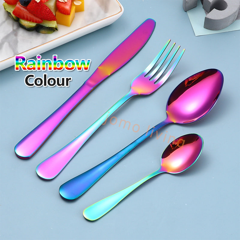 Stainless Steel 24 pcs Utensils Set Cutlery Gift Set Gift Idea