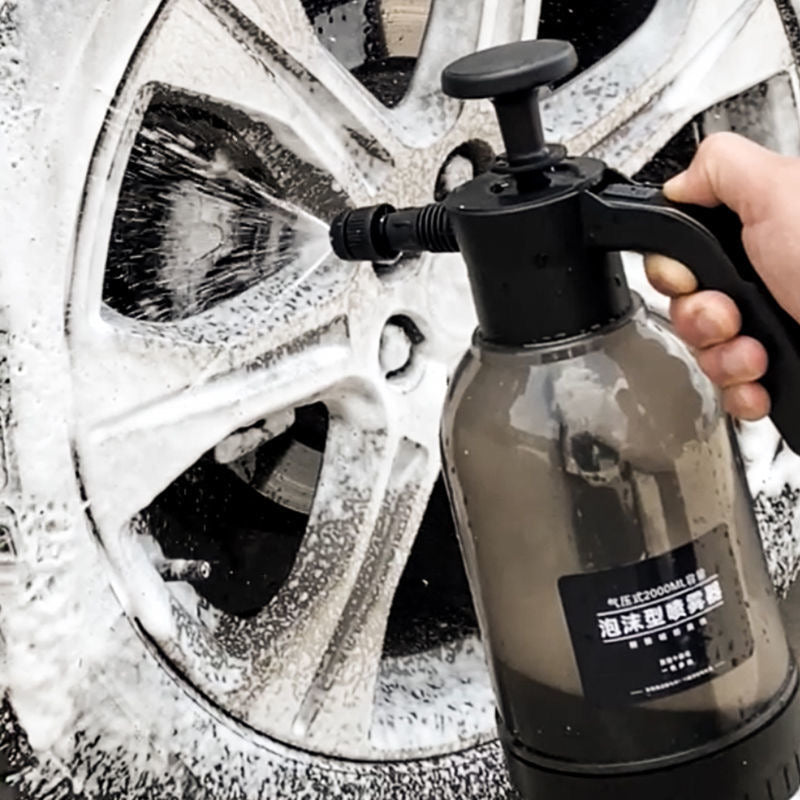 Car Wash Snow Foam Sprayer Bottle High Pressure Foam Spray Manual Air Pressure Garden Watering Car