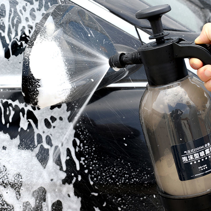 Car Wash Snow Foam Sprayer Bottle High Pressure Foam Spray Manual Air Pressure Garden Watering Car
