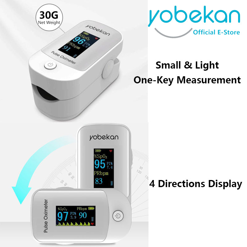 Fingertip Pulse & Blood Oxygen Oximeter Mini SpO2 PR Monitor Oxygen Saturation Meter Health Care Check