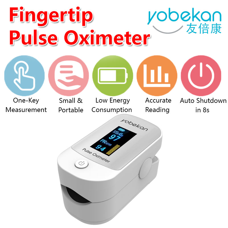 Fingertip Pulse & Blood Oxygen Oximeter Mini SpO2 PR Monitor Oxygen Saturation Meter Health Care Check