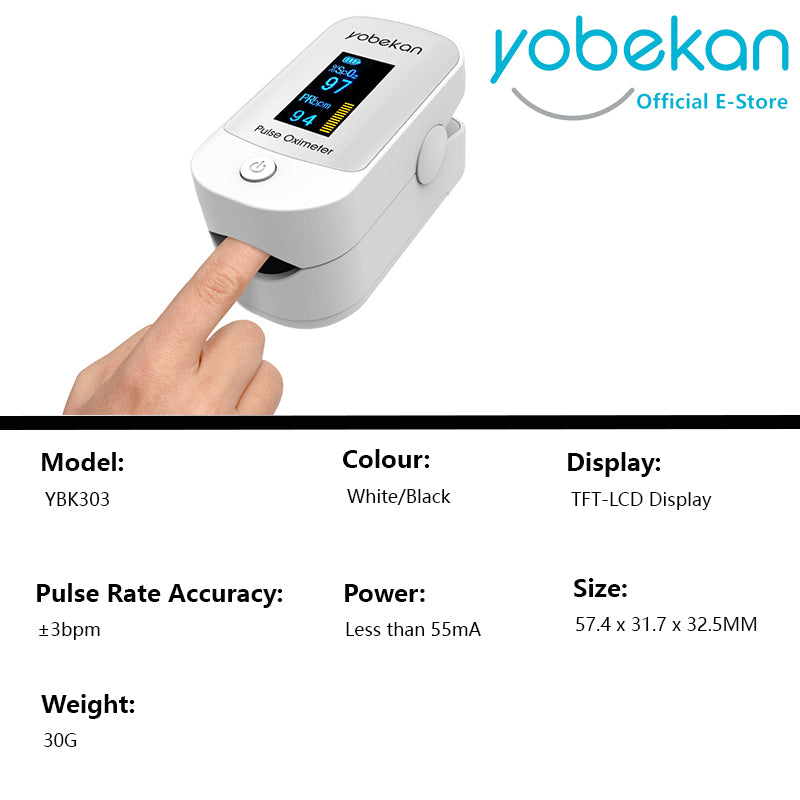 Fingertip Pulse & Blood Oxygen Oximeter Mini SpO2 PR Monitor Oxygen Saturation Meter Health Care Check