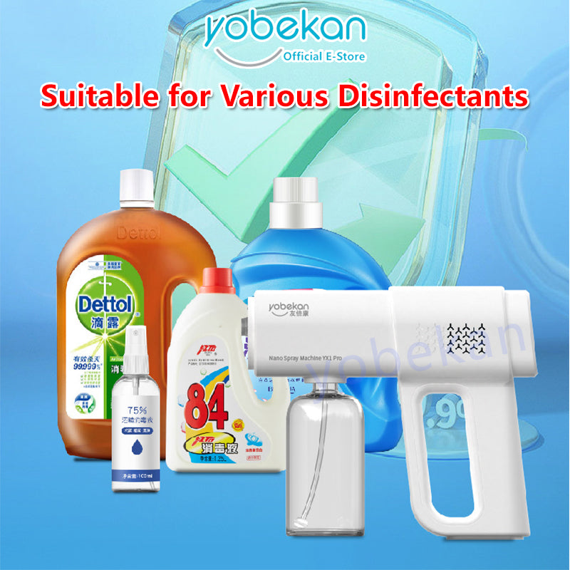Sanitizer Spray Machine Disinfection Blue Ray Disinfectant Spray Gun UV Nano Atomizer K5