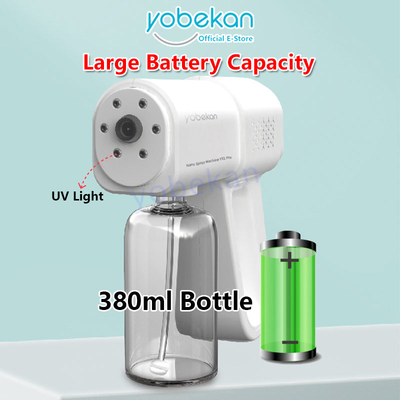 Sanitizer Spray Machine Disinfection Blue Ray Disinfectant Spray Gun UV Nano Atomizer K5