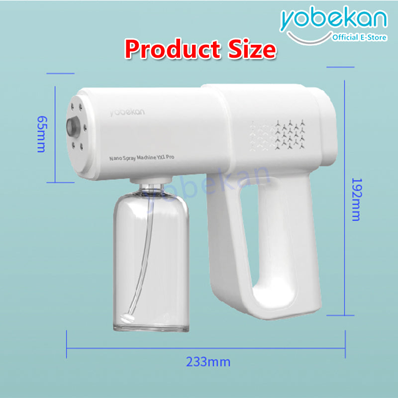 Sanitizer Spray Machine Disinfection Blue Ray Disinfectant Spray Gun UV Nano Atomizer K5