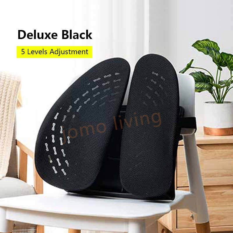 Adjustable Lumbar Spinal Back Support Ergonomic Car Seat Cushion