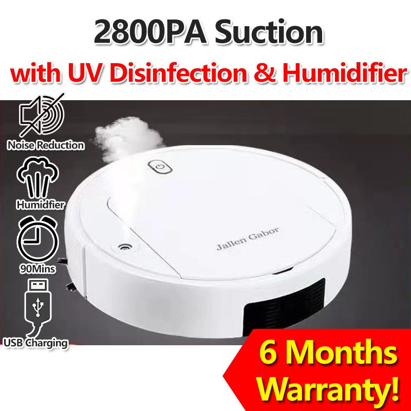 Fully Automatic Cordless Smart Robot Vacuum Cleaner Sweeping Robot Humidifier Robotic Vacuum