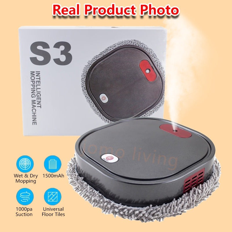 Humidifying Mopping Robot Dry Wet Mopping 1000pa Suction Vacuum Mop Robotic Vacuum Cleaner