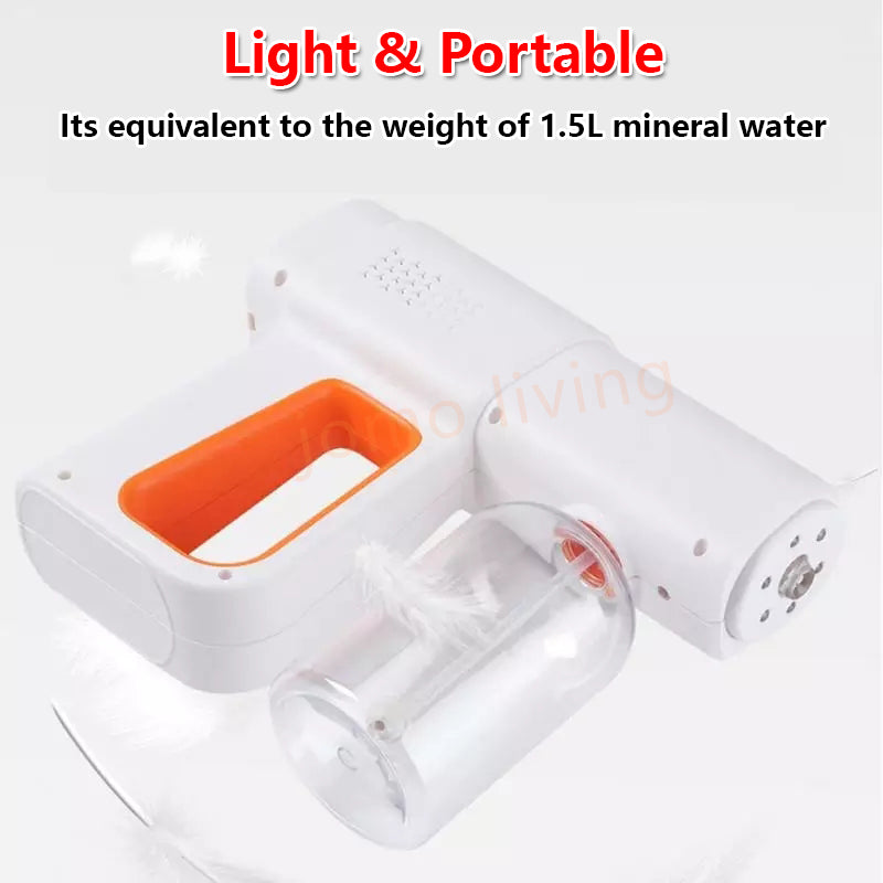 Sanitizer Spray Machine Disinfection Blue Ray Disinfectant Spray Gun UV Nano Atomizer K5