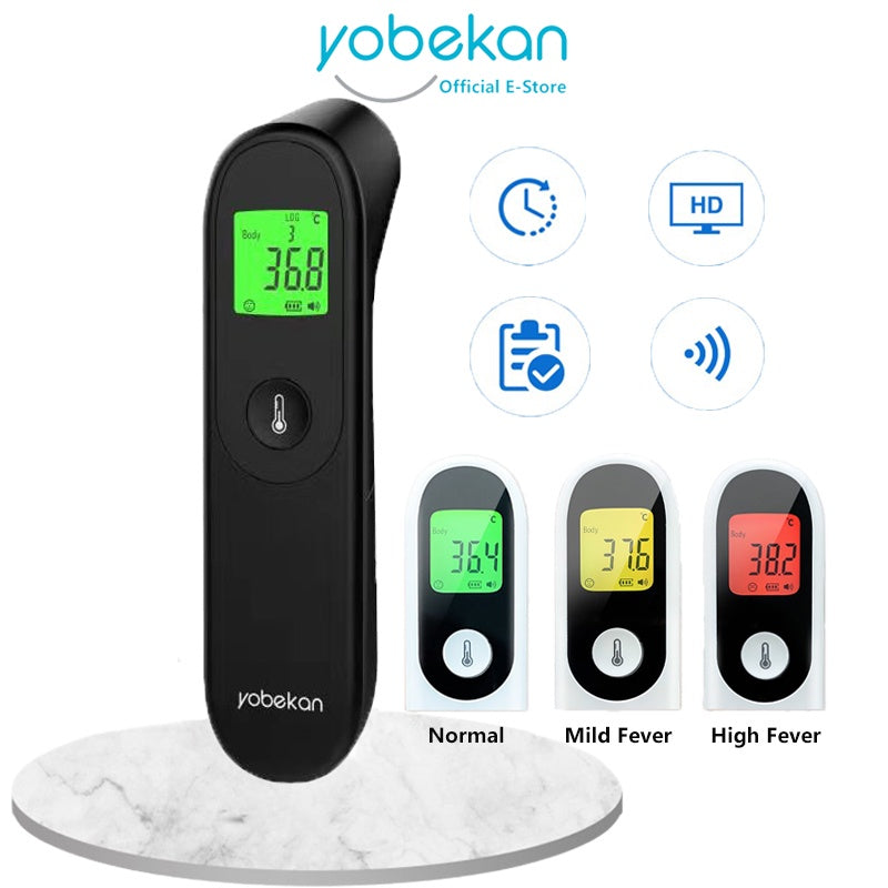 Yobekan Medical Infrared Forehead Digital Thermometer Non Contac