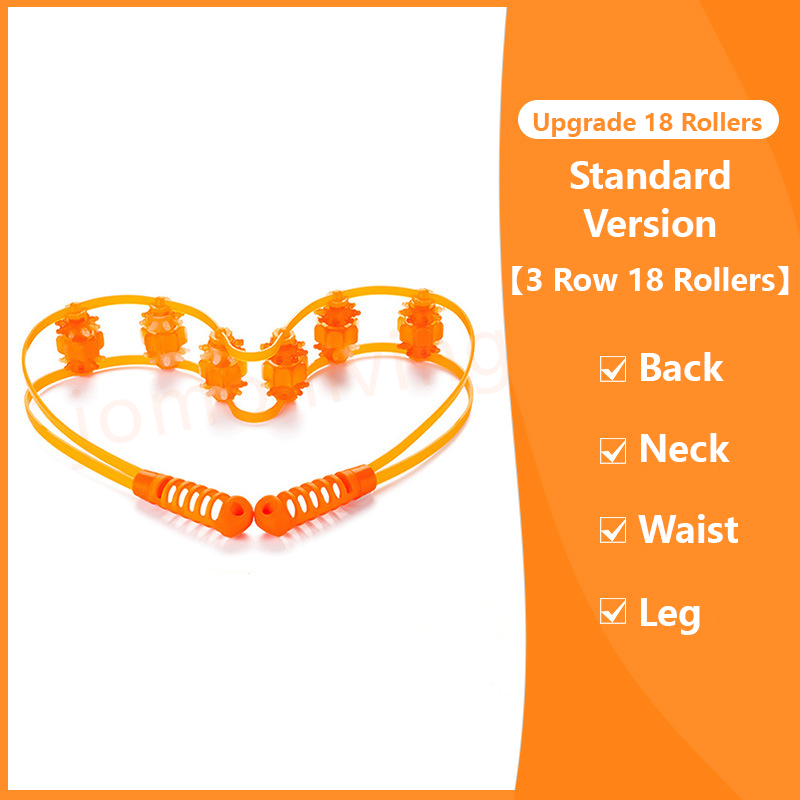 Back Strip Massager Lumbar Cervical Spine Massager Handheld Massager Manual Shoulder Waist Massage Back Pain