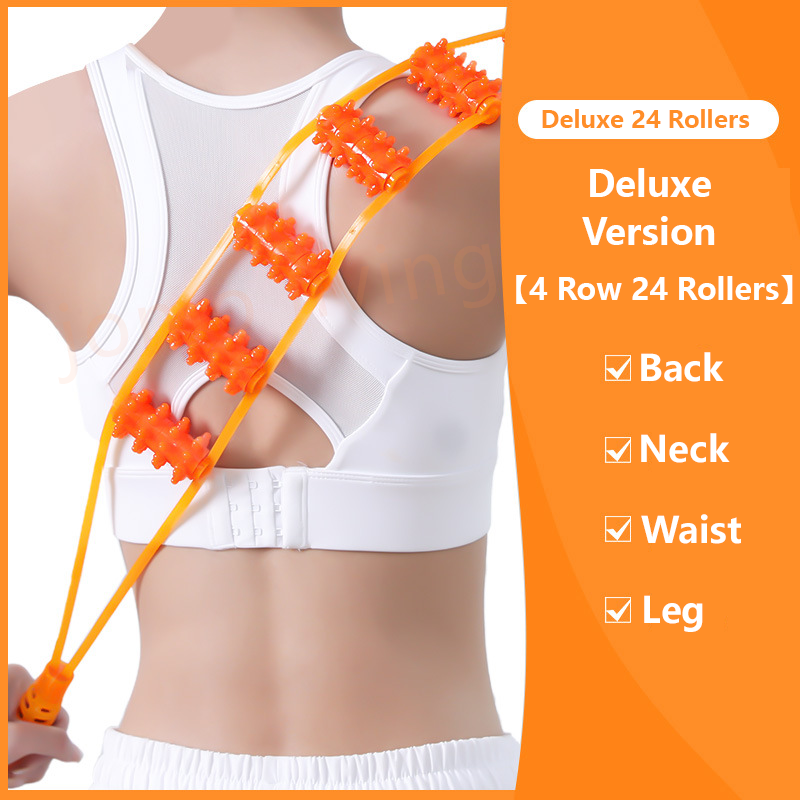 Cervical Spine Massager Handheld Massager Shoulder Neck Massage Roller Pain Relief Neck Pain