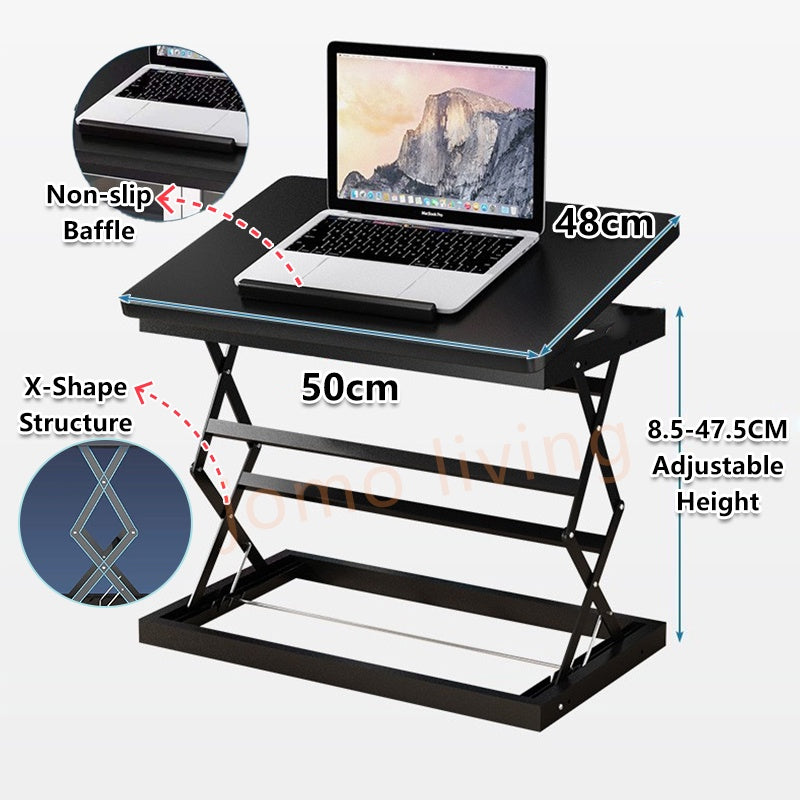 Ergonomic Standing Desk Converter Lift Laptop table Computer Table