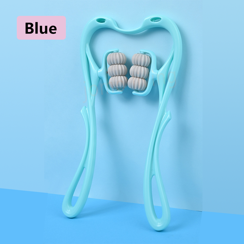 Cervical Vertebra Massager Plastic Manual Neck Massager Office Neck Massage Tool Pressure Pain Relieve Hand Roller