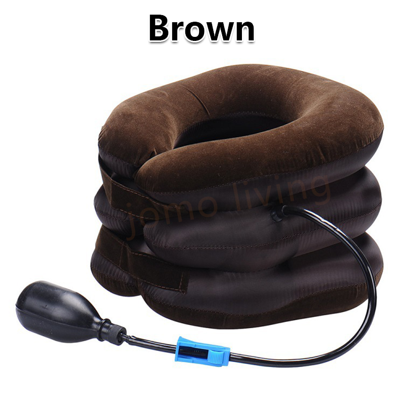 Neck Cervical Traction Device Inflatable Neck Brace Support Cervical Collar Air Traction Massager Therapy Device Health