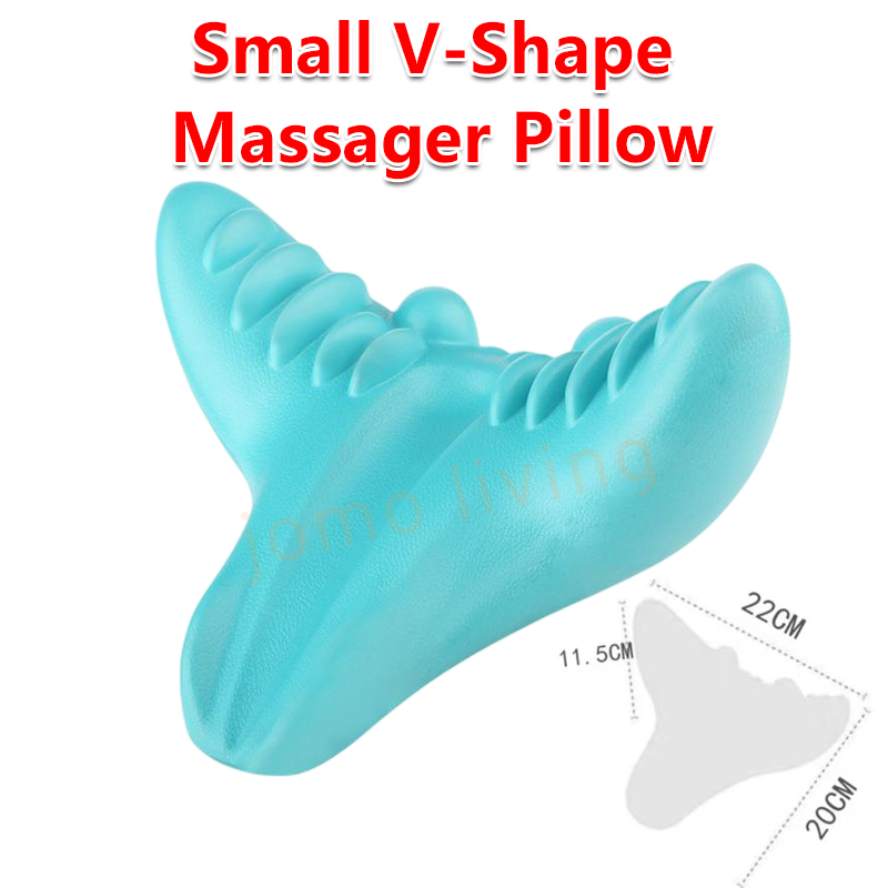 JOMO Neck Massager V & C Shape Pillow Neck Stretcher Relax