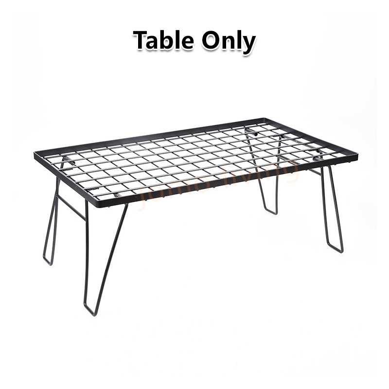 Foldable Multipurpose Rack Stacking Storage Rack Stackable Table Multipurpose Table Camping Table Folding Table