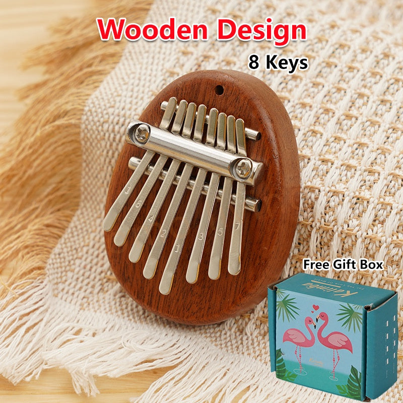 Kalimba 8 Keys Mini Kalimba Thumb Piano Mini Piano Finger Piano Gift Crystal Kalimba