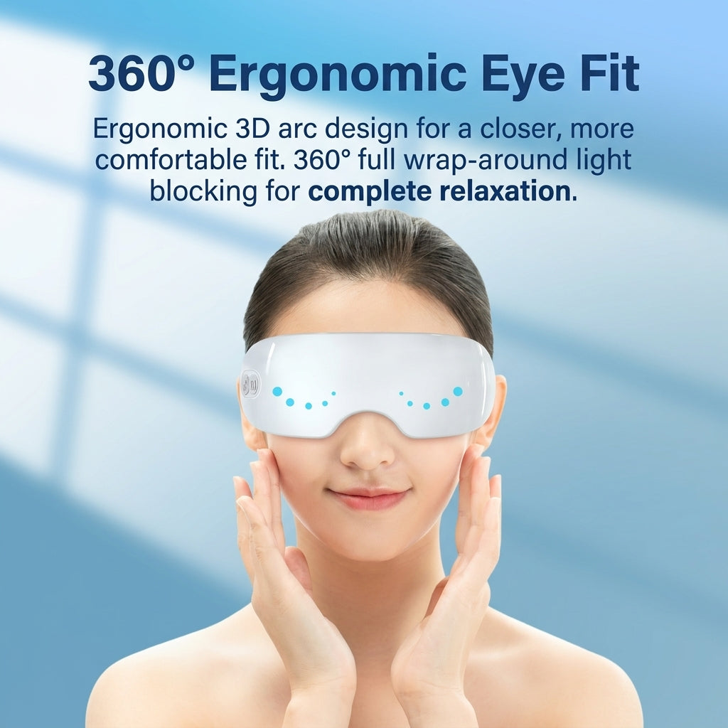 Smart Steam Eye Massager Nano Mist Hot Compress 3D Eye Care Relieve Fatigue