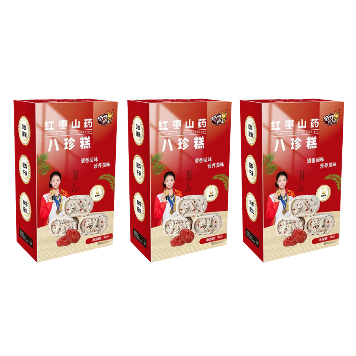 Eight-Treasure Cake Individually Packed Ready to Eat or Brew Handmade No cane sugar added 200g