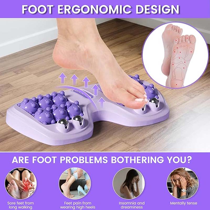 Foot Massager Roller Cat Paw Nodes Magnetic Reflexology Massage Relieve Stress Improve Circulation