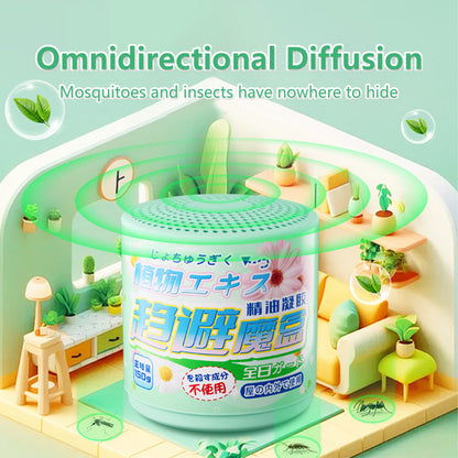 Natural Insect Repellent Gel 90-Day Protection Home Safe Plant-Based (150g)