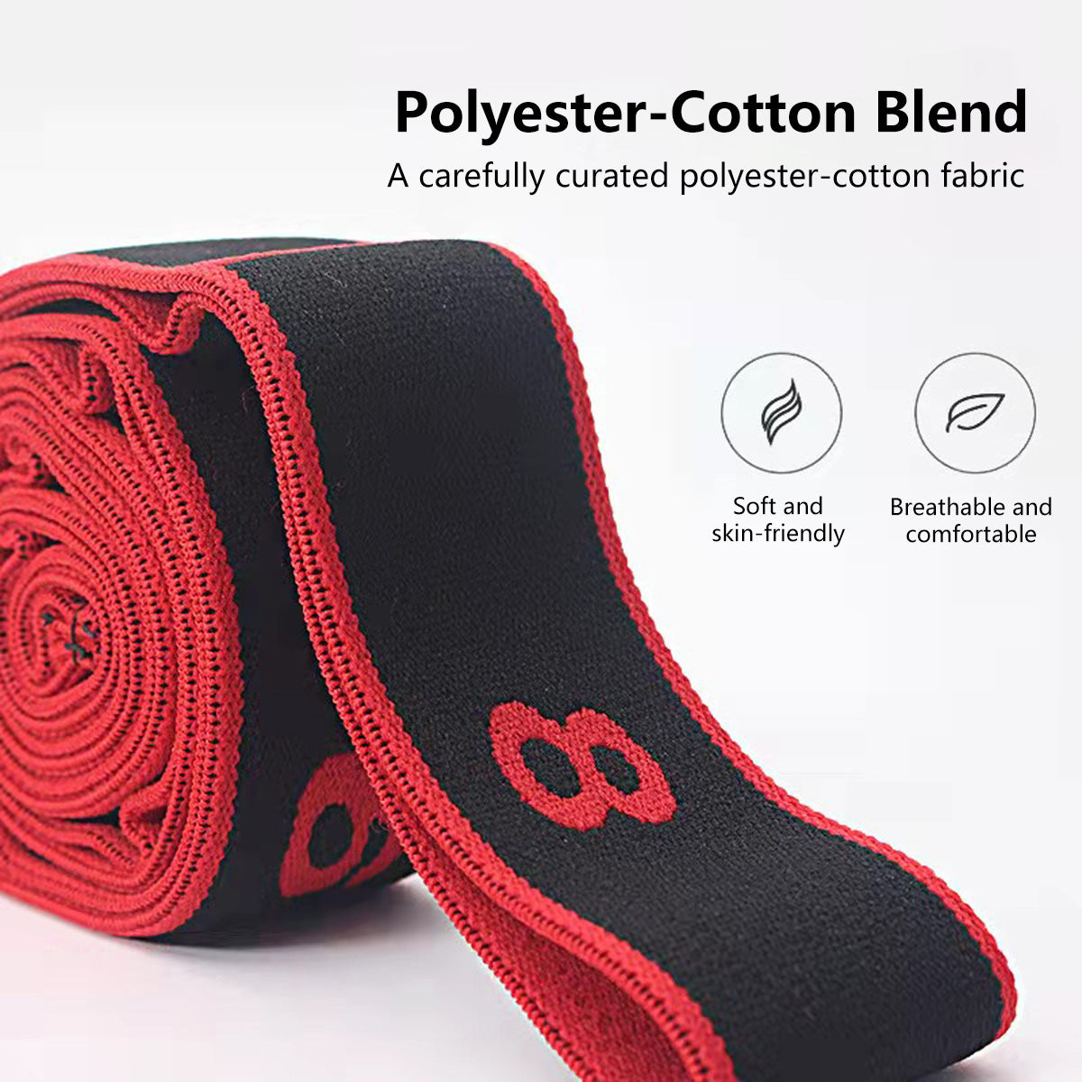 JOMO Yoga Elastic Resistance Band Full Body Workout for Glutes, Legs, Arms, Back, Yoga