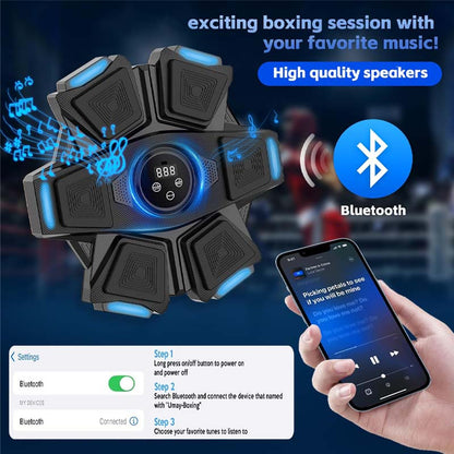 JOMO Premium Quality Music Boxing Machine Punching Bag Home Exercise | JOMO Singapore