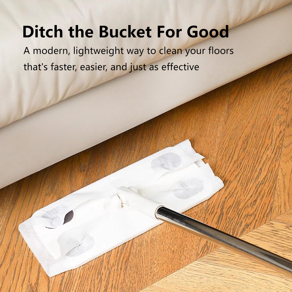 Disposable Cleaning Dry and Wet Wipes for Floor Peel and Toss Grease Duster No Wash Needed