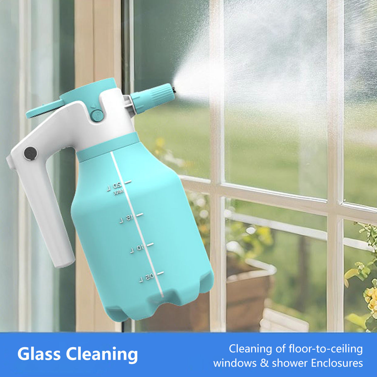 2025 New Electric Foam Sprayer 2.0L Multi-Purpose Foam for Car Wash, Gardening & Home Cleaning