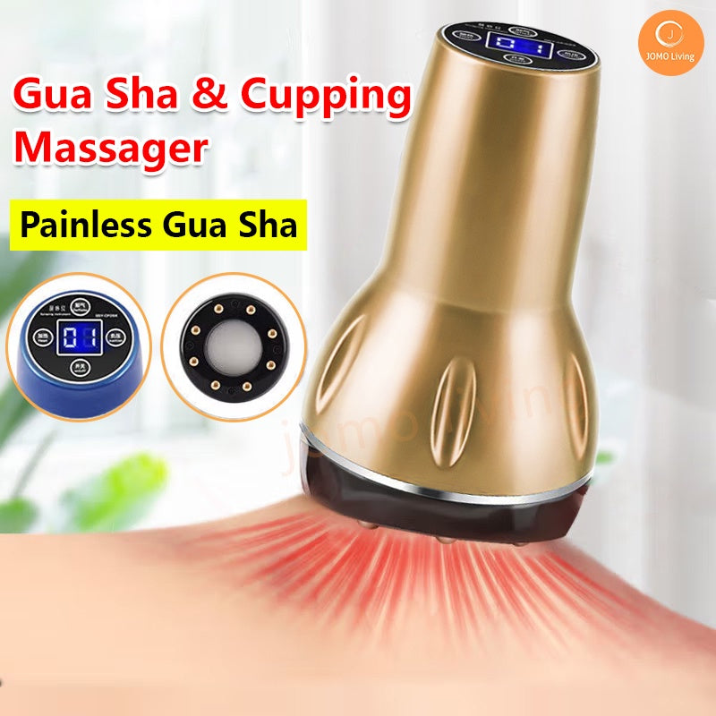 JOMO Gua Sha & Cupping Massager Electric Gua Sha Cupping Scraping Massager Wireless Gift Idea