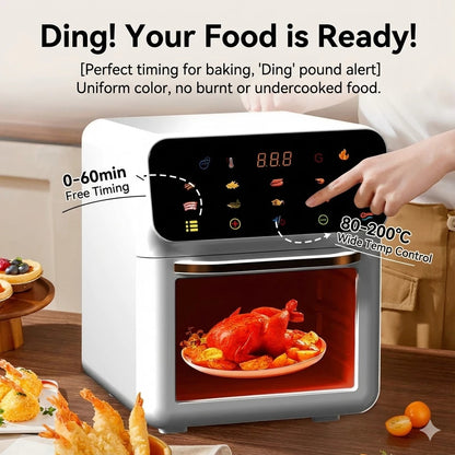 JOMO Air Fryer NTC Temperature Control Touch Control
