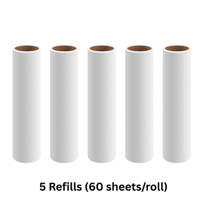 Sticky Lint Roller 24cm Wide Roller Powerful Adhesive Fiber-Friendly Design Budget-Friendly