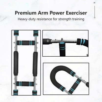 JOMO Twister Arm Trainer U-Shaped Arm Exerciser 20KG to 50KG Steel Spring
