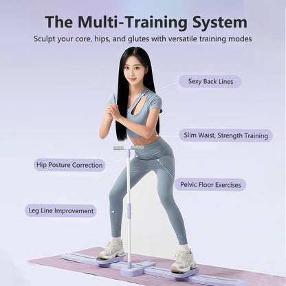 JOMO Multifunctional Split Ski Exercise Machine with Pull Rope