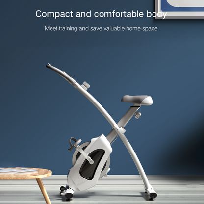 JOMO Foldable Spin Bike Compact Silent and Adjustable for Home Workout