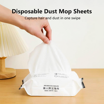 Disposable Cleaning Dry and Wet Wipes for Floor Peel and Toss Grease Duster