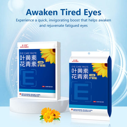 Herbal Cooling Eye Patches with Lutein Tired Eyes Dark Circles Natural Plant Extract